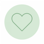 Icon Herz Menschen mit Schmerzen Icon Herz