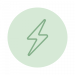 Icon Blitz Sportler Icon mit Blitz